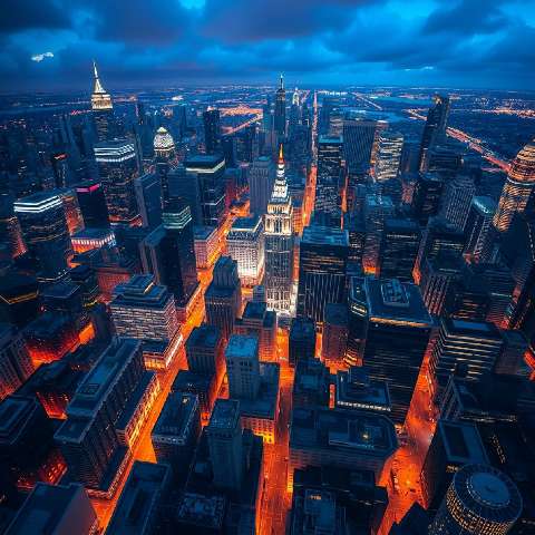 Preview for Cityscape-at-dusk-aiphotography-template-815cd