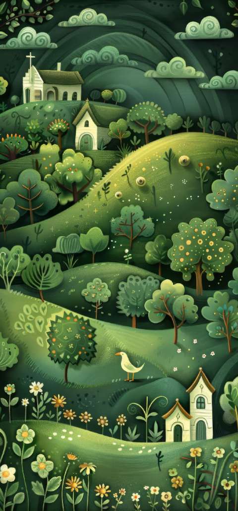 Preview for Whimsical-countryside-landscape-st-patricks-template-a1bb3