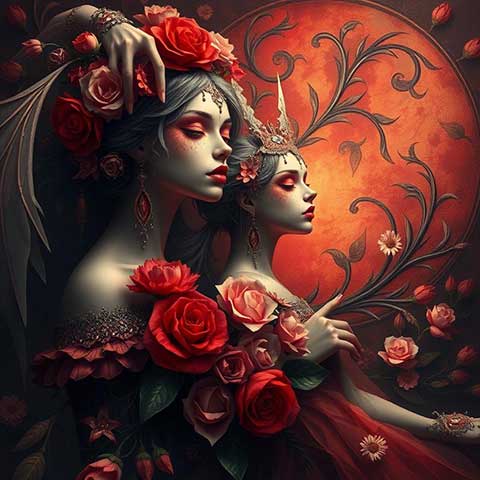 Preview for Surreal-women-with-roses-aiunique-template-7b644