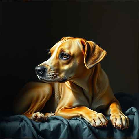 Preview for Serene-canine-portrait-aiold-template-4d6ea