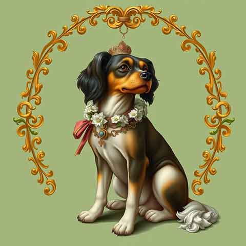 Preview for Regal-canine-illustration-aiold-template-1c530