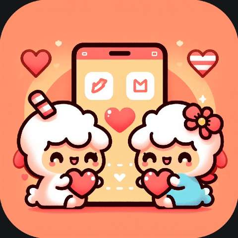 Preview for Sheep-couple-messaging-app-love-app-template-0e691