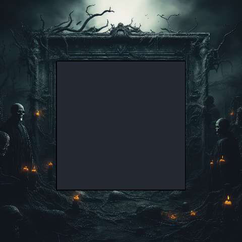 Preview for Halloween-spooky-frame-template-halloween-frame-0888f