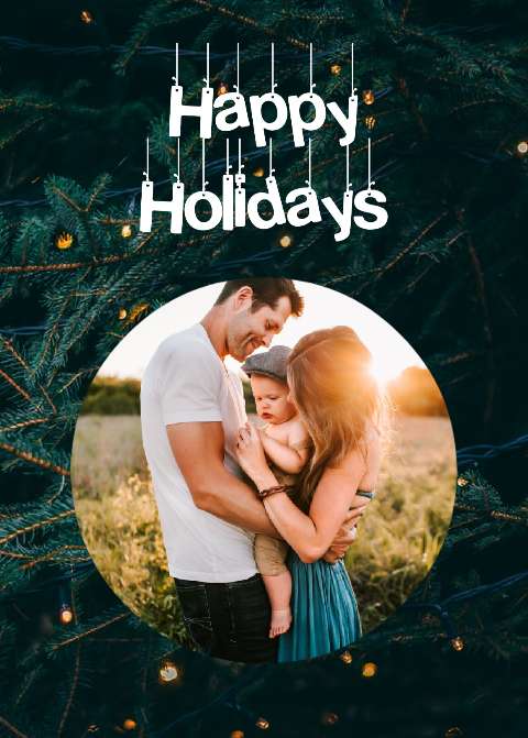 Preview for Happy-holidays-greeting-card-holiday-card-template-e9709
