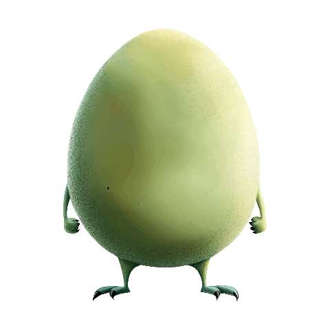 Preview for Anthropomorphic-green-fruit-smooth-monster-template-2f755