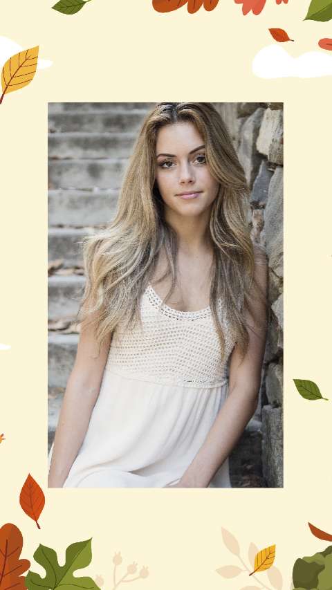 Preview for Young-woman-in-white-dress-thanksgiving-template-5c710