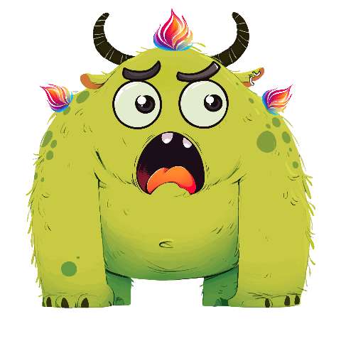Preview for Cartoon-monster-illustration-silly-monster-template-12879