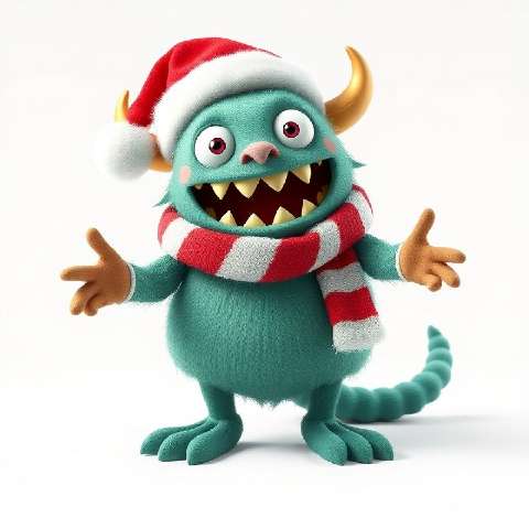 Preview for Christmas-monster-figurine-aimonsterstyle-template-ac48e