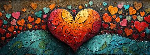 Preview for Vibrant-heart-art-valentines-facebook-template-bf6e0