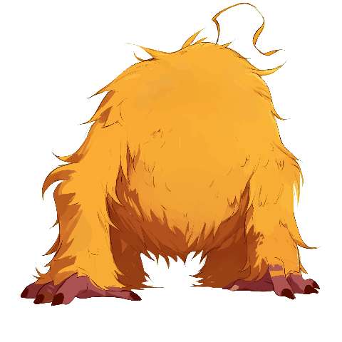 Preview for Arcanine-back-view-illustration-large-monster-template-473a6