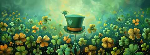 Preview for St-patricks-day-top-hat-clover-template-64723