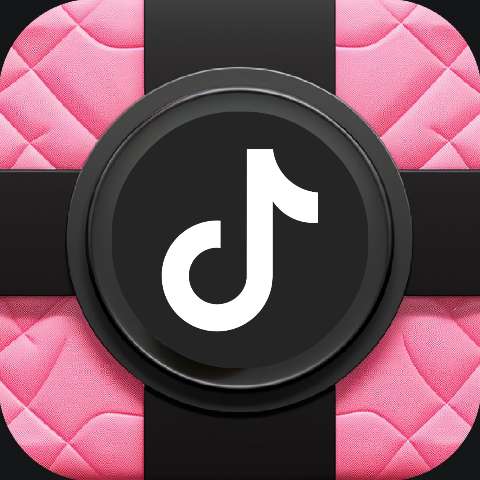 Preview for Tiktok-logo-pink-quilted-background-tiktok-app-template-7483f