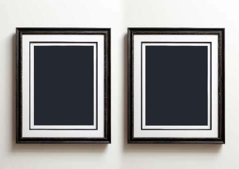 Preview for Black-picture-frames-on-white-wall-classic-frame-template-486eb