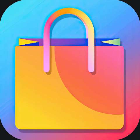Preview for Colorful Shopping Bag Icon Template