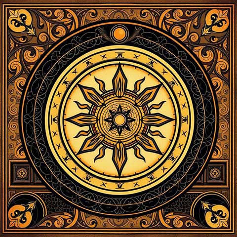 Preview for Ornate-sun-symbol-design-aiartstyle-template-db75c