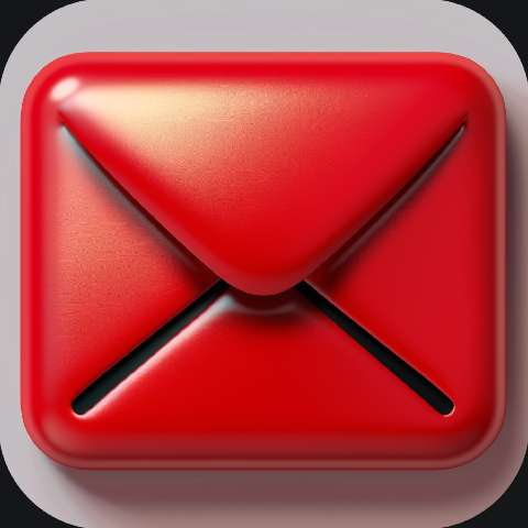 Preview for Red Email Icon Design Template