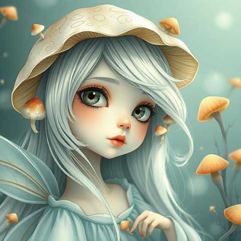 Preview for Whimsical-mushroom-fairy-art-aistylized-template-196a7