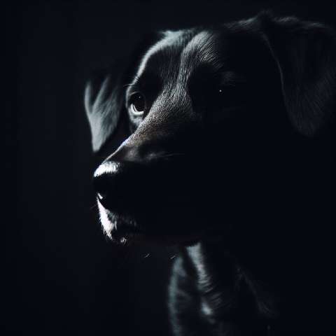 Preview for Mysterious Dog Portrait Design Template