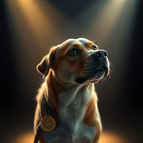 Preview for Majestic Dog Portrait Design Template