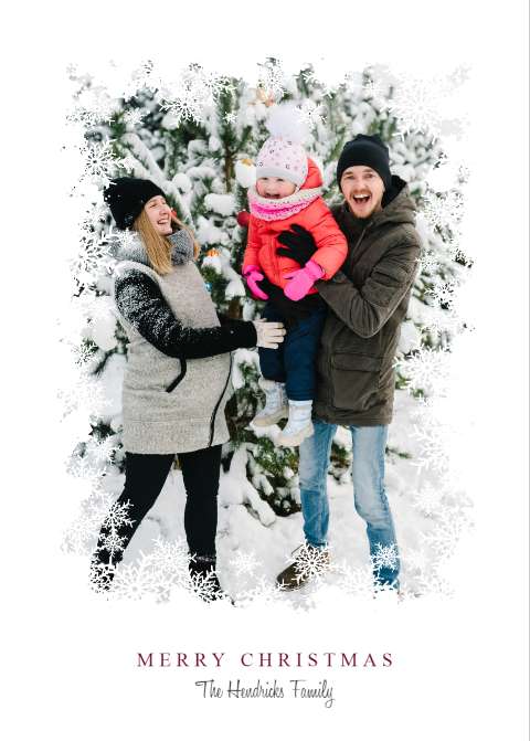 Preview for Hendricks-family-christmas-card-holiday-card-template-80db1