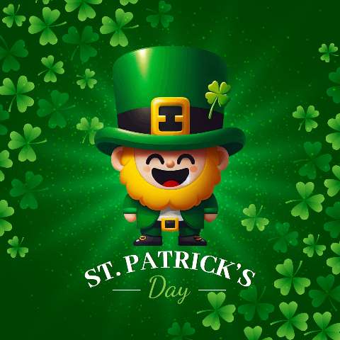 Preview for St-patricks-day-leprechaun-template-55603