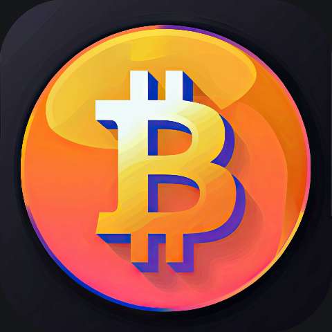 Preview for Bitcoin Logo Icon Design Template