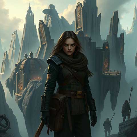 Preview for Fantasy-warrior-mystical-realm-aistylized-template-81d7c