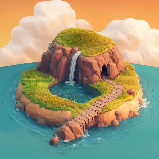 Preview for Serene-island-oasis-sunset-tiny-template-eecea