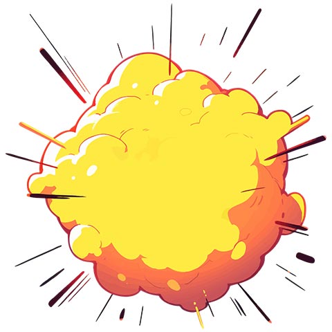 Preview for Cartoon-explosion-illustration-object-emoji-template-07776