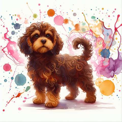 Preview for Chocolate Brown Dog Design Template