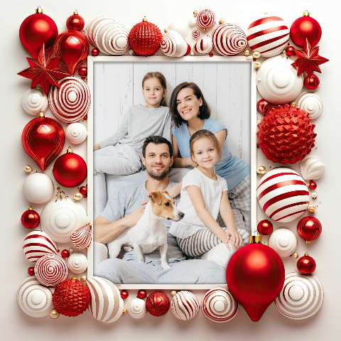 Preview for Christmas-family-photo-frame-christmas-frame-template-6e29a