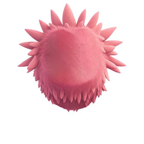Preview for Pink-spiky-ball-rendering-monster-torso-template-c73fe