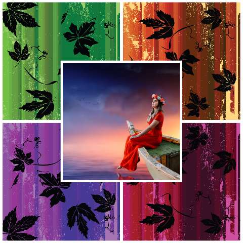 Preview for Serene-woman-by-the-sea-thanksgiving-template-4834d