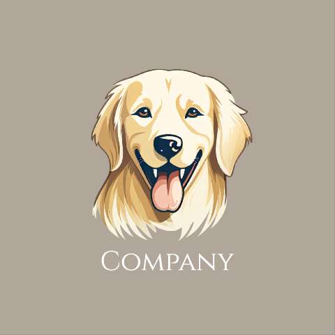 Preview for Golden-retriever-logo-design-logo-animal-template-dc6ce