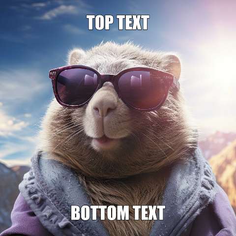 Preview for Cool-groundhog-meme-template-meme-animal-ae015