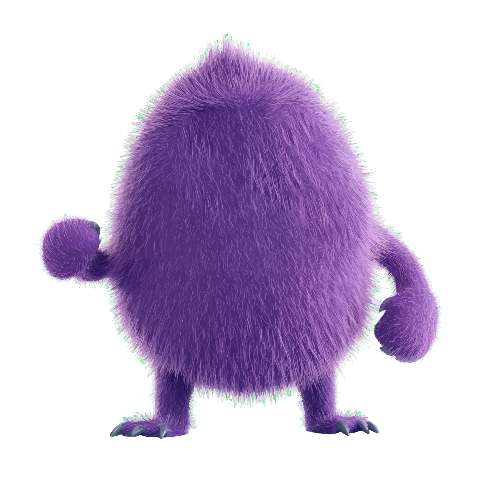 Preview for Purple-fuzzy-creature-fuzzy-monster-template-a528f