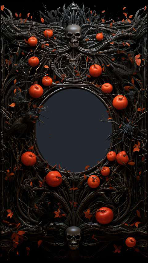 Preview for Halloween-mirror-frame-decor-halloween-frame-template-a8f68