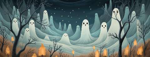 Preview for Spooky-ghostly-landscape-illustration-halloween-social-template-e5d7b