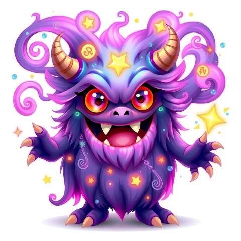 Preview for Whimsical-purple-monster-illustration-aimonsterstyle-template-f27bb