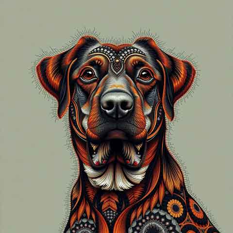 Preview for Tattooed-dog-illustration-art-aiold-template-b6e84