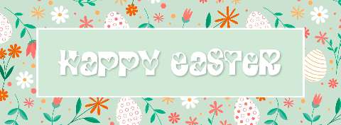 Preview for Happy-easter-greeting-card-easter-facebook-template-832e7