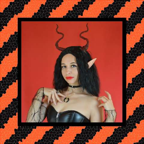 Preview for Demonic-fashion-portrait-halloween-post-template-a94b1