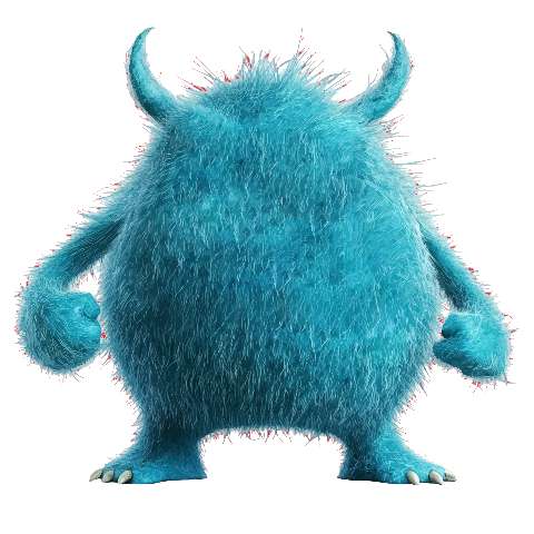 Preview for Blue-furry-monster-fuzzy-monster-template-5d049