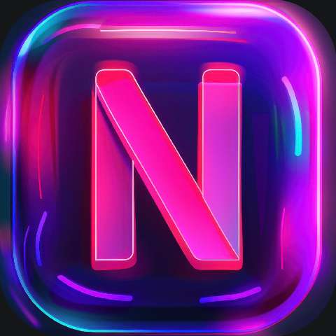Preview for Neon-n-logo-design-neon-purple-template-323ee