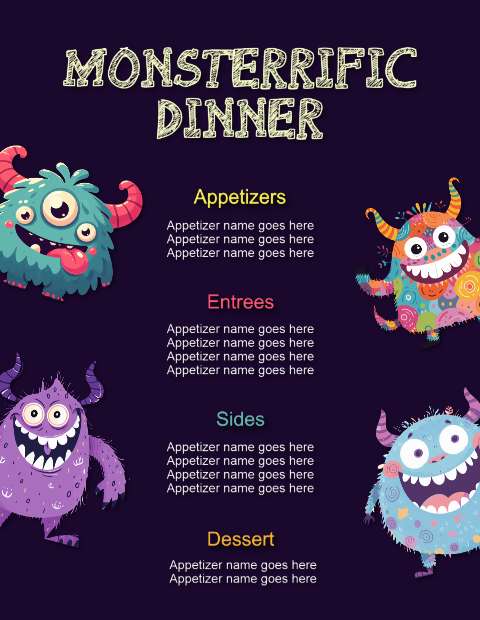 Preview for Monsterrific-dinner-menu-template-halloween-menu-7978c