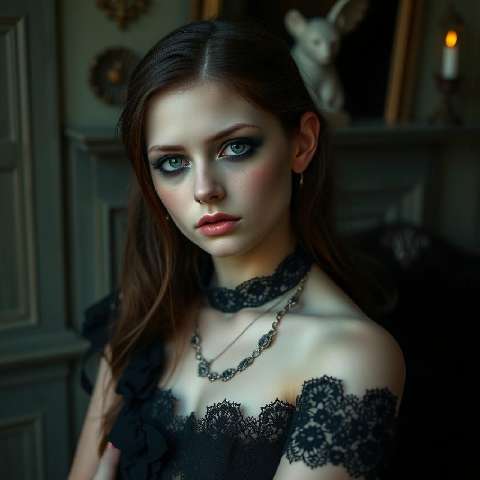 Preview for Gothic-portrait-dark-beauty-aiphotography-template-f5ff4