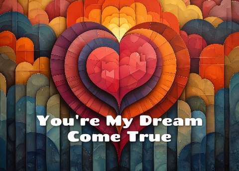 Preview for Dream-come-true-heart-art-love-template-31618