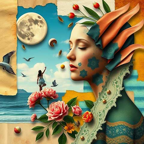 Preview for Surrealistic-collage-art-ainewstyle-template-7662a