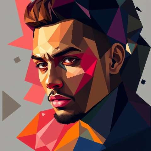 Preview for Geometric-portrait-art-aiartstyle-template-b47af