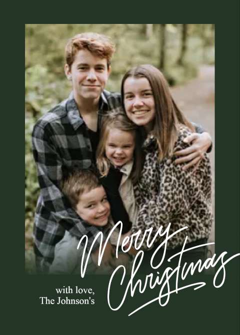 Preview for Customizable-christmas-card-template-f1a20
